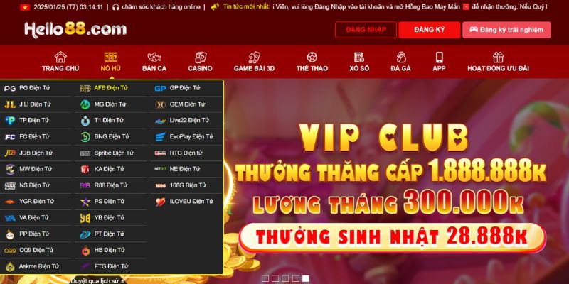 Tổng quan về sảnh nổ hũ hot nhất hiện tại - nổ hũ PG